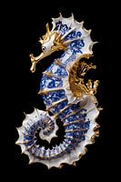 Zeepaard Delfts Blauw