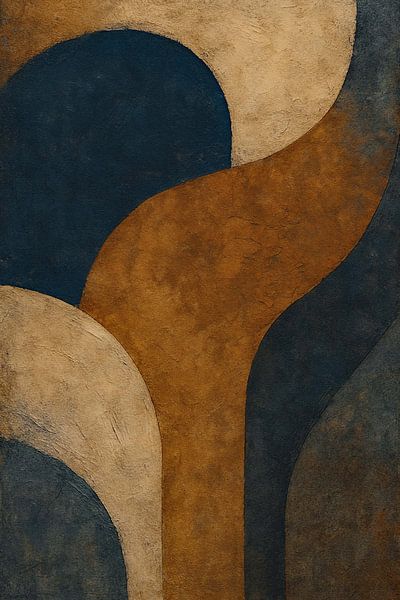 Abstraktes Echo der Struktur von Moonheart Artworks