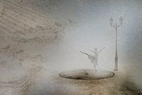 Dancing in the winter night