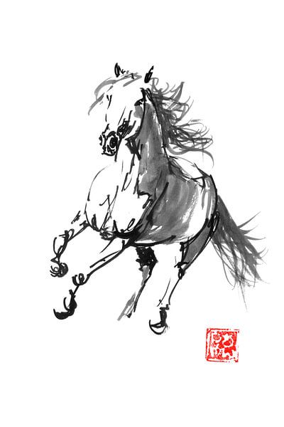 running horse par Péchane Sumie