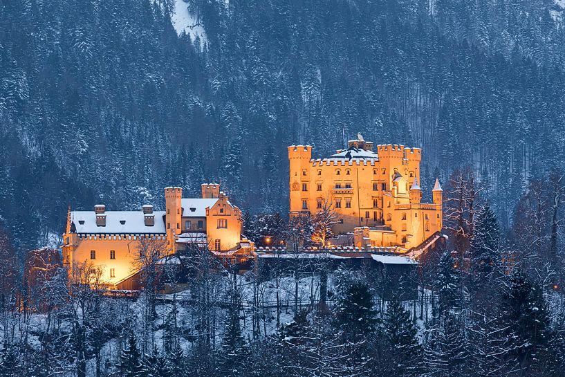 Château de Hohenschwangau, Allgau, Bavière, Allemagne par Henk Meijer Photography
