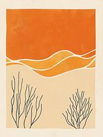 Moderne abstrakte Landschaft IV