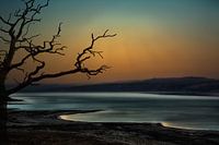 Israël , de Dode  Zee bij nacht