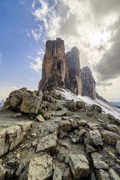 Tre Cime di Lavaredo or Drei Zinnen mountains in the Dolomites by Sjoerd van der Wal Photography