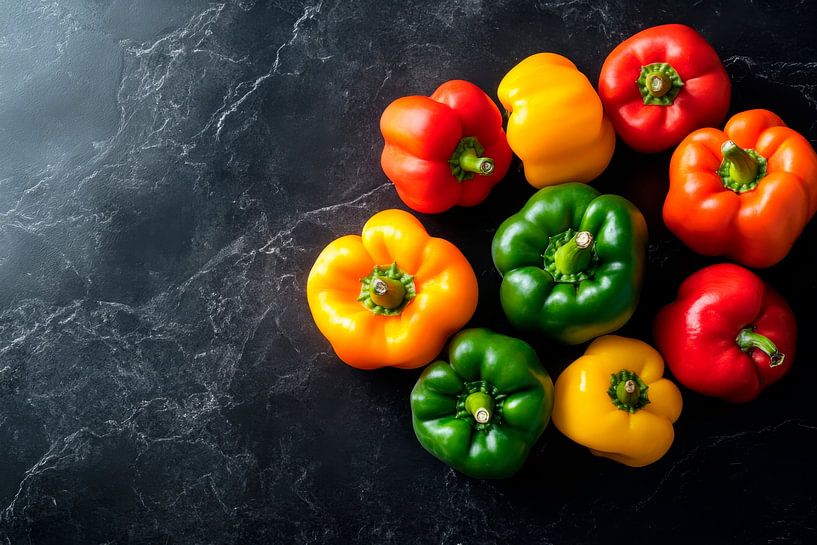 Variété de poivrons par Poster Art Shop