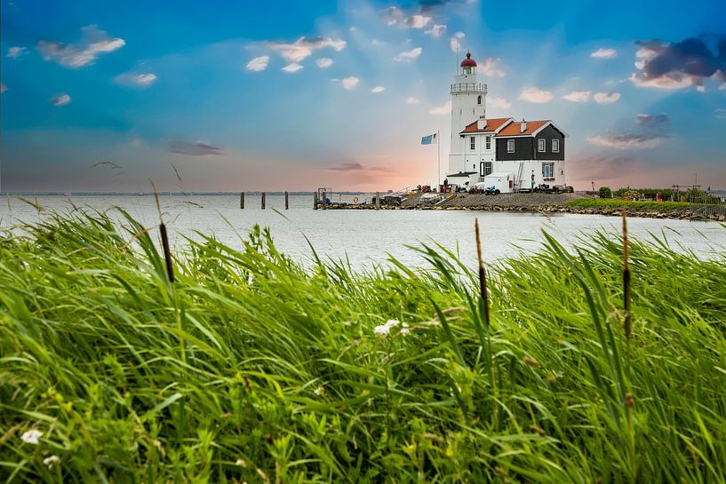 Marken-Pferde-Leuchtturm von Gert Hilbink