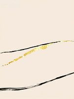 Black with gold lines