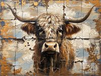 Fragments of Oblivion - Scottish Highlander in Watercolour