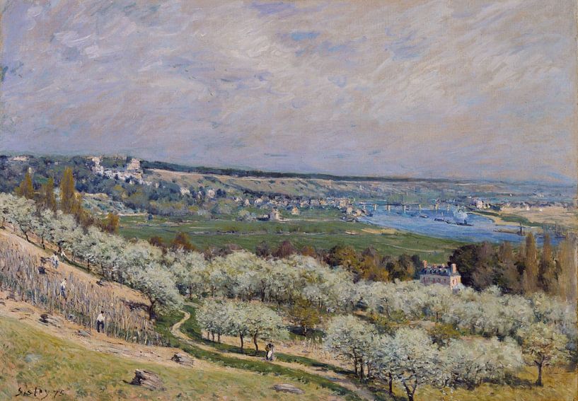 Alfred Sisley, La terrasse de Saint-Germain, printemps, 1875 par Atelier Liesjes