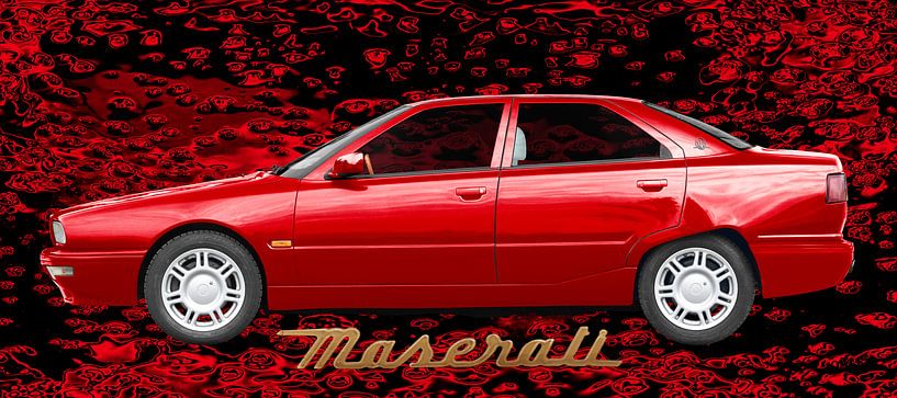 Maserati Quattroporte IV in red by aRi F. Huber