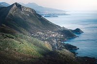 Italienische Landschaften an der Küste.