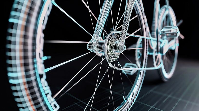 Luminous bike design by Frank Heinz