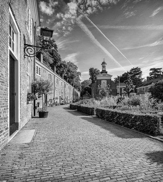 Beguinage Breda Black and White by JPWFoto