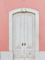 Old Pastel Door in Lisbon - Portugal Travel Photography - Art