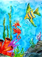 Hippocampes et amis des poissons