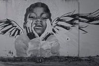 Street art Willemstad Angel