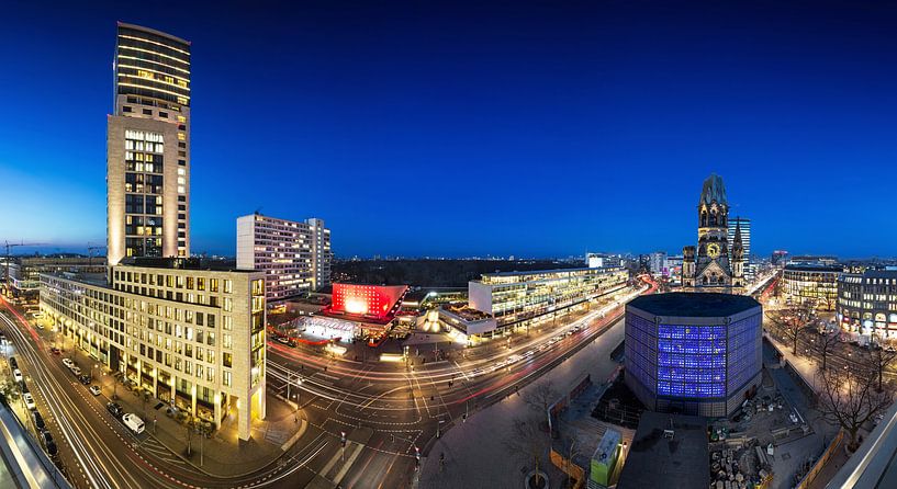 Berlin City-Skyline am Breitscheidplatz von Frank Herrmann