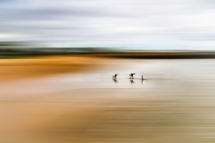 On the beach in Port Macquarie by Chantal CECCHETTI