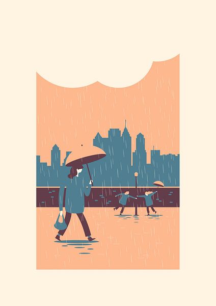 Im Regen von Rene Hamann