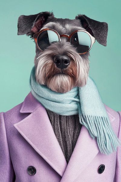 Riesenschnauzer von Poster Art Shop