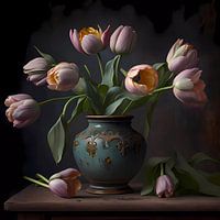 nature morte tulipes