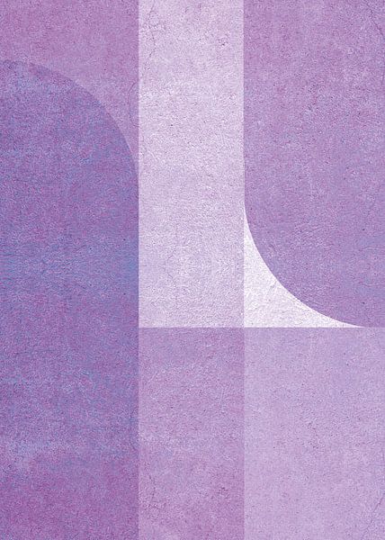 TW Living - Abstract art HANNA purple von TW living