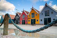 gekleurde huisjes in Zoutkamp