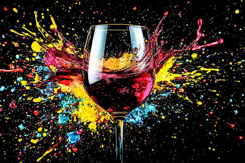 Glas und Farbexplosion von Imperial Art House