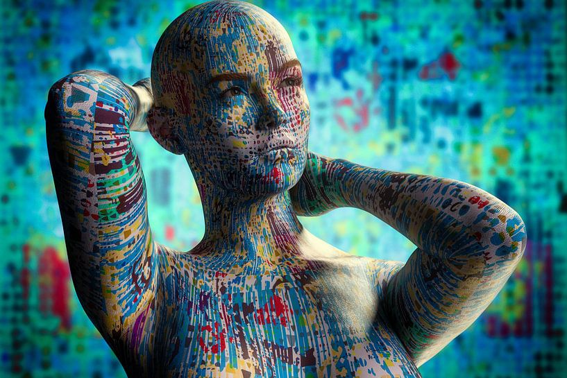 Halftoon Harmonie: Verkenning van de Samensmelting van Kunst en Technologie by Arjen Roos