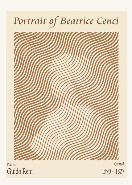 Portrait of Beatrice Cenci by DOA Project