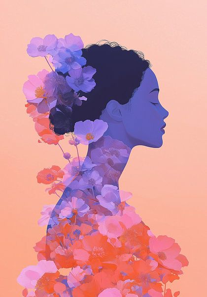 Blumige Umarmung von Bianca ter Riet