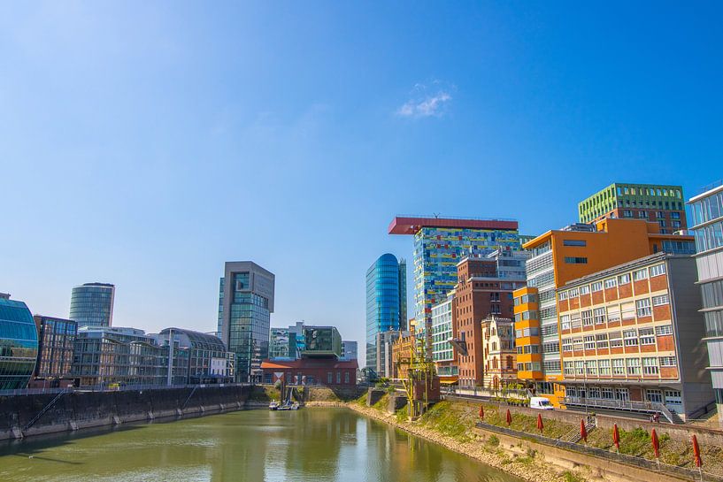 At the commercial port of Düsseldorf by Michael Ruland