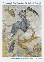 A Hornbill And Another Bird On A Branch by Circle of Aert Schouman