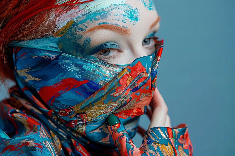 malerisches Frauenporträt von Egon Zitter