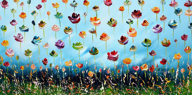 Flowers by Gena Theheartofart