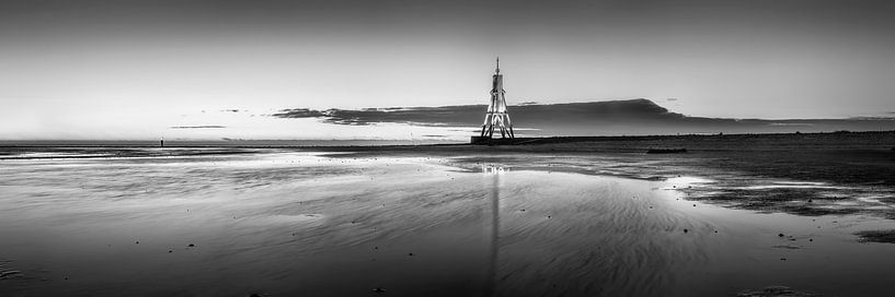 Nordsee Landschaft in schwarz-weiß von Manfred Voss, Schwarz-weiss Fotografie