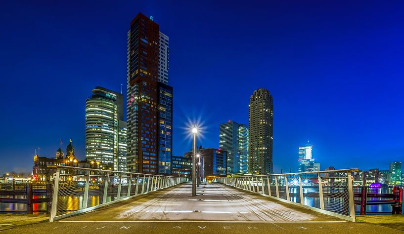 Le pont Rijnhaven à Rotterdam par MS Fotografie | Marc van der Stelt