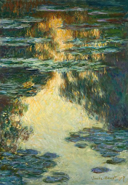 Waterlelies, Claude Monet van Meesterlijcke Meesters