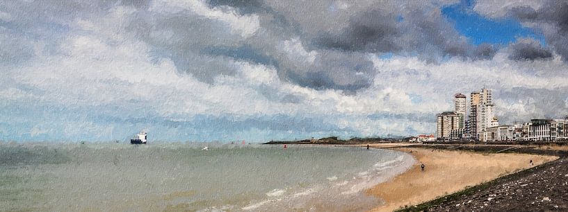 Panoramic painting of Vlissingen (Zeeland) by Art by Jeronimo