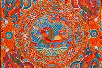 Tibetische Wandmalerei