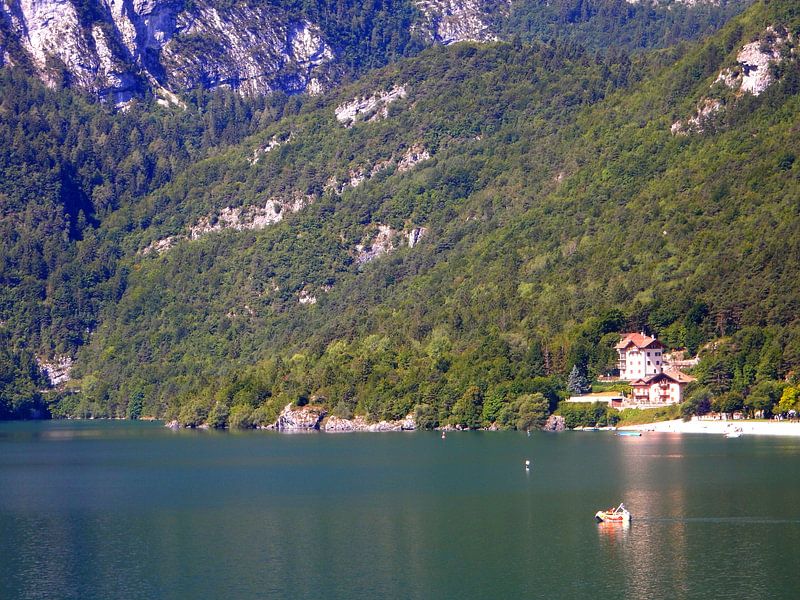 Lake Molveno in the Brenta Italy by Joke te Grotenhuis