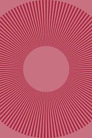 Art rétro des années 70. Formes géométriques abstraites en rose et rouge.