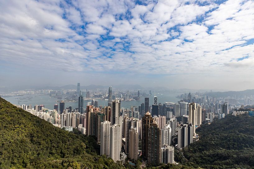 Das Stadtbild von Hongkong von Jurgen Buijsse