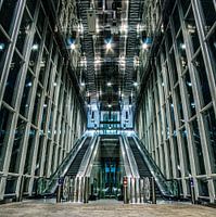 The escalators at Blijdorp station