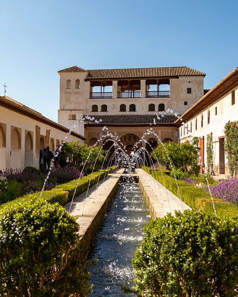 The palace the Generalife by Jordy Blokland