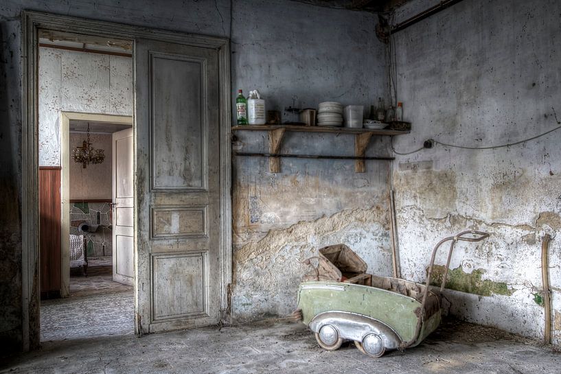 Alter Kinderwagen von Steve Mestdagh