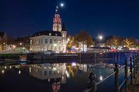 Breda harbour and large church