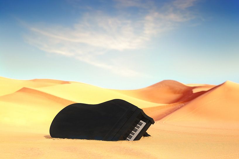 Aile dans le désert par Arjen Roos