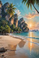 Plage de Railay à Krabi