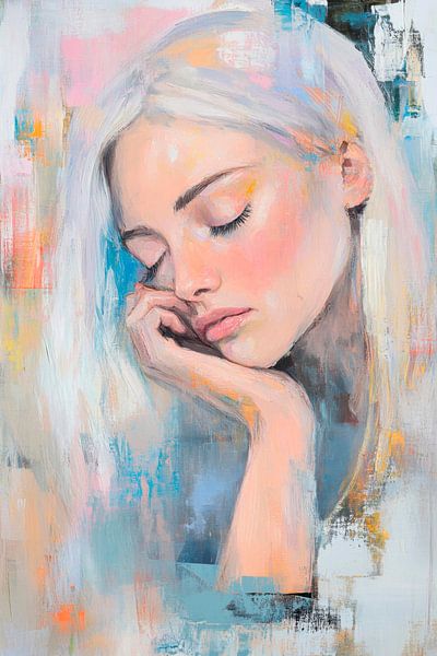 Traumhafte Ruhe in Farben von Poster Art Shop